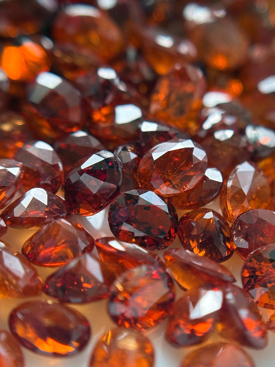 Wholesale Lot Spessartite 4*5mm  OV | TOTAL WEIGHT - 168.66 ct . Calibrated Natural garnet