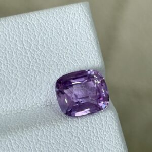 Violet Sapphire (Heated) 2.88 crt | 8.90*7.70*5.10