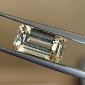 Yellow Scapolite (Natural) 3.65 crt | 12.20*6.50*5.70 mm