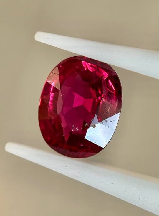 Mozambique Ruby (Heated) 0.98 crt | 6.80*5.00*2.90 mm