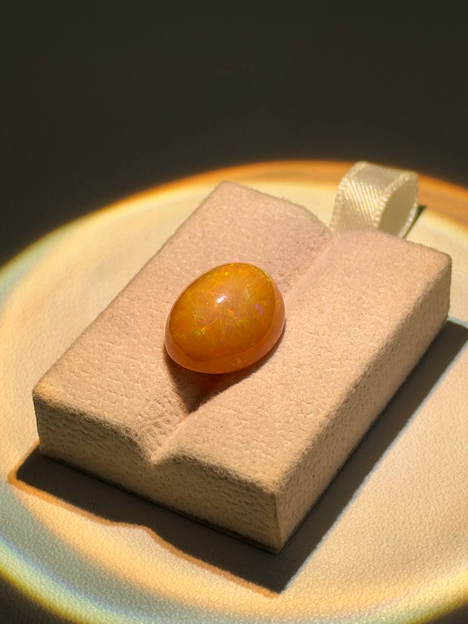 Natural Orange Opal 7.65 carat