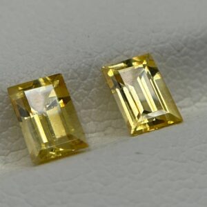 Yellow Sapphire Pair [No Heat] 1.13 cr Srilanka